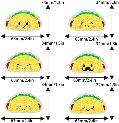 Mexico Taco Dessert Cupcake Toppers Mexican Fiesta Theme Cinco de Mayo Party Decorations - 18 Pcs Picks