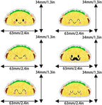 Mexico Taco Dessert Cupcake Toppers Mexican Fiesta Theme Cinco de Mayo Party Decorations - 18 Pcs Picks