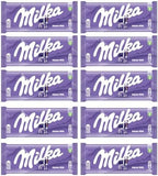 Milka Alpine Milk Chocolate - 90g (Pack of 10)