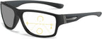 sports Progressive Multifocal Presbyopic Glasses square Photochromic Gray Sunglasses for Men computer Readers