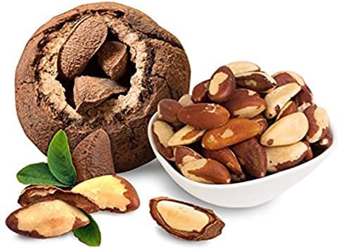 Premium Wild Harvested Raw Brazil Nuts, (8oz) - High Selenium, Batch Tested Peanut & Gluten Free, Non-GMO, Kosher, Resealable Bag