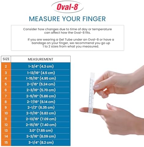 3-Point Products - P1008-5-04 Oval-8 Finger Splint Size 4 (Pack of 5)