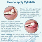 Oracoat XyliMelts for Dry Mouth Night Time or Day - Moisturizing Dry Mouth Adhering Discs, Sugar Free with Xylitol, 100 Count, Slightly Sweet Flavor, 8-Hour Relief