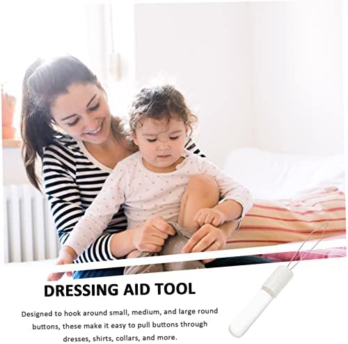 One Hand Button Assist Device for Elderly Comfortable to Hold Zipper Puller and Dressing Tool for Independence for Weak Hands and Mobility Challenges
