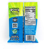 Sour Punch Bites, Sweet Chewy Candy, Blue Raspberry Flavored Sour Candy, 5oz Bag (12 Pack) (8730)
