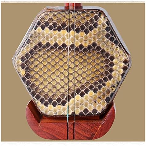 FLFL 2-String Violin Old Mahogany Hexagonal Erhu is Suitable for Beginners and Elderly Beginners Erhu