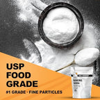 It's Just - Baking Soda, 100% Pure Sodium Bicarbonate, Food Grade, Non-GMO, Made in USA, Cooking, Baking (1.25 Pound)