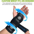 Jupiter Neoprene Wrist Brace - Adjustable, Relieves Pain from Carpal Tunnel, Tendonitis, Arthritis & Sprains, Unisex, Day & Night Wear，Left hand,XS/S