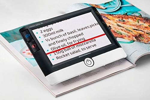 Eschenbach Visolux Digital HD - Advanced Portable Color Video Magnifier (7” LCD Screen with Anti-Glare Coating, HD Camera, and Built-in Stand) - Includes Liberty Cleaning Cloth