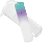 BONA FIDE BEAUTY Czech Glass Dual-Sided Glass Foot File, Scraper, and Rasp. Luxurious Self-Care Gift for Women