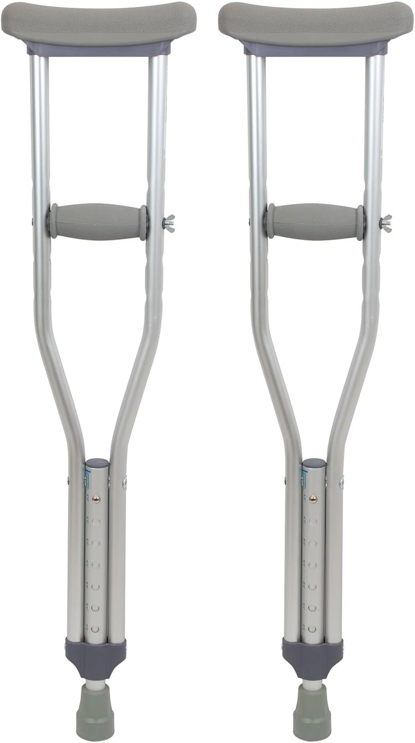 Dynarex Adjustable Aluminum Crutches, Child