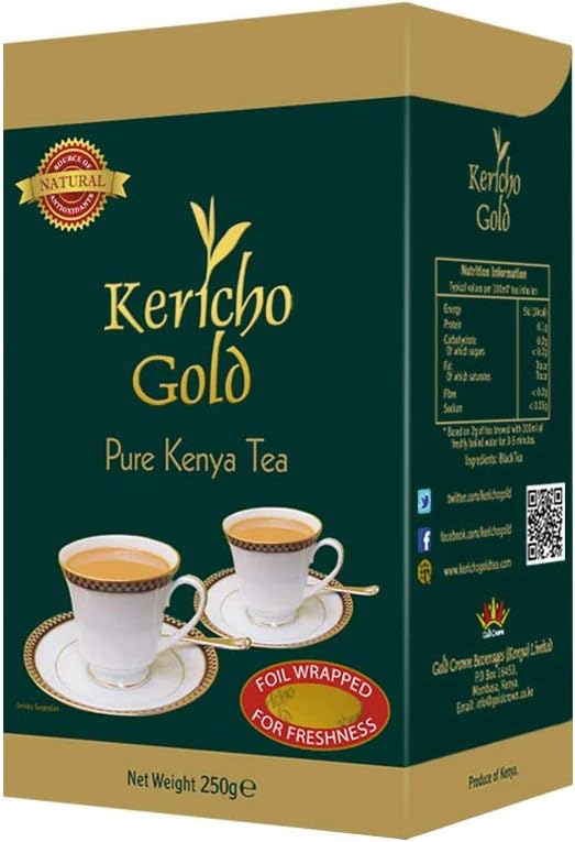 Kericho Gold Pure Kenya Tea Loose Black Tea 250g By A & I Boston Teas