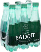 From France Badoit Naturally Sparkling Mineral Water 500ml Pack of 6