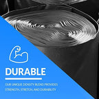 Reli. 55-60 Gallon Trash Bags Heavy Duty | 50 Bags | 50-60 Gallon | Large Black Garbage | Made in USA