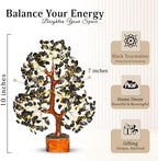 YATSKIA Black Tourmaline Crystal Tree of Life - Money Tree - Birthday Gifts for Women - Chakra Crystals and Stones - Positive Energy Gifts