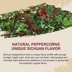 52USA Sichuan Peppercorn, Szechuan Peppercorns(4OZ), Authentic Szechuan Red Peppercorn, Less Seeds, Strong Flavor, Whole Sichuan Red Peppercorns, Tingly Numbness, Key for Mapo Tofu and Sichuan Dishes