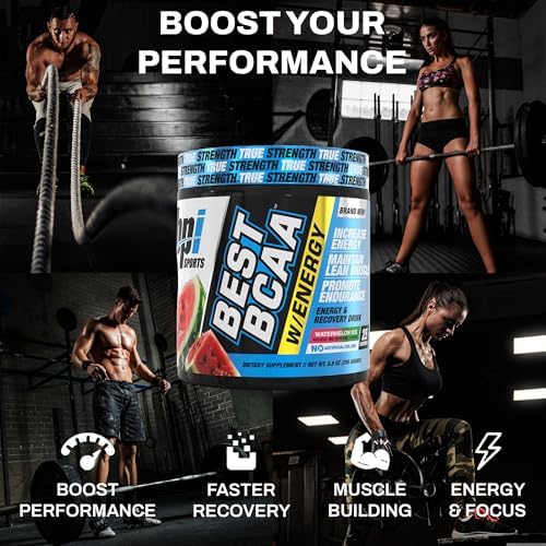 BPI Sports Best BCAA Powder - Muscle Recovery Support - Branched Chain Amino Acids Supplement | Amino Energy Powder for Lean Muscle Growth - Post Workout Recovery Drink - Hydration - Watermelon Ice