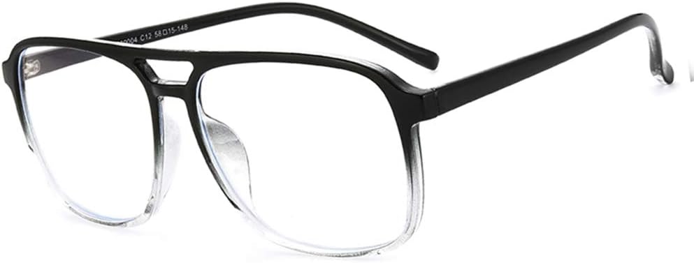 Computer Glasses Blue Light Blocking for Men and Women, Aviator Reading Glasses, Oversized Fashion Anti-UV Reader Eyeglasses