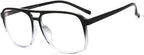 Computer Glasses Blue Light Blocking for Men and Women, Aviator Reading Glasses, Oversized Fashion Anti-UV Reader Eyeglasses