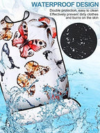Eurzom 6 Pack Adult Bibs for Elderly Women Men, Reusable Adult Bibs for Eating with Optional Crumb Catcher Clothing Protector