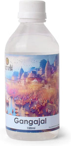 Satvik 100 ml Pure And Natural Unfiltered Holy GangaJal Water, Sudh Ganga Jal Water From Haridwar for Pooja, Vastu, Purity for Home And Office (100 ML, GANGA JAL)