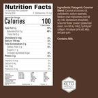 Collagen Creamer with MCT Oil for Coffee or Tea, Supports Energy and Metabolism, Weight Loss Diet for Hair, Skin, & Nails, 7.65 Oz