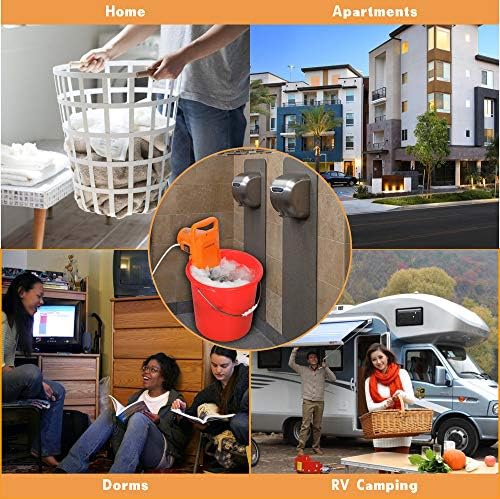 Portable Washing Machine Small Mini Hand Compact Semi Automatic Washer Laundry Perfect for Home Apartment Dorm RV Camping Travel Trip Outdoor Indoor for 6.5Lbs Washing Capacity