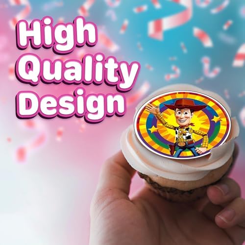 30 x Edible Cupcake Toppers – Classic story Themed Collection of Edible Cake Decorations | Uncut Edible on Wafer Sheet