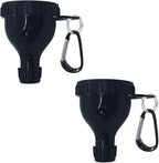 2 Pack Protein Powder Container to Go - Mini Funnel with Keychain and Keyring, Water Bottle Funnel for Shakers