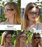Eyekepper 5 Pack Reading Glasses for Women Spring Hinges Readers Include Reading Sunglasses +1.50