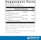 Douglas Laboratories Selenium Plus | Selenium Supplement with Vitamins E and C | 90 Capsules