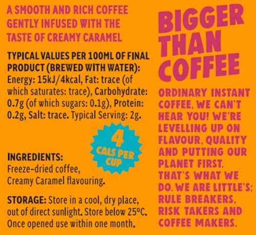 Little’s Flavored Instant Coffee The Sweet Set – Double Chocolate, Creamy Caramel, French Vanilla – No Added Sugar, Freeze-Dried Instant Coffee, 3 x 1.76 oz Jars, Total 42 Servings