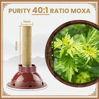 7 years'old Pure Moxa Stick for Moxibustion Ai ye Chinese Wormwood, Moxa Roll, High Purity 40:1