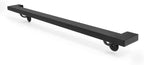 3 Ft Aluminum Handrail Stair Rail Metal Railing Grab Bar Kit Staircase Handrails Matte Black