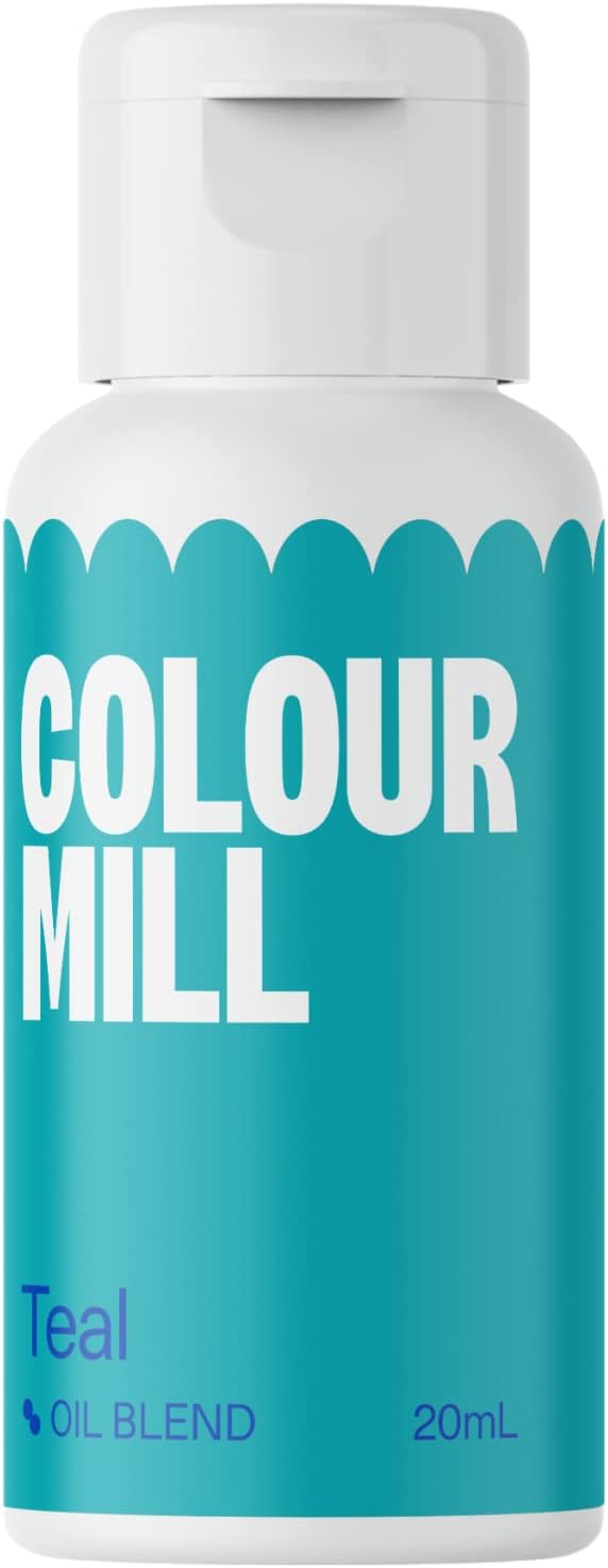 Colour Mill Oil-Based Food Coloring, 20 Milliliters (Teal)