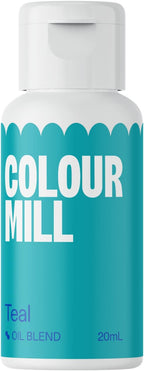 Colour Mill Oil-Based Food Coloring, 20 Milliliters (Teal)