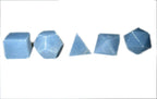 Jet Angelite Sacred Geometry Sets Free Booklet Jet Internatioal Crystal Therapy 5 Stone Platonic Solid Merkaba Star w/Velvet Pouch Attractive Cleansing Image is JUST A Reference