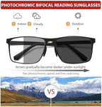 Progressive Multifocus Reading Glasses Anti Blue Light Photochromic/Bifocal Reading Glasses for men UV Protection