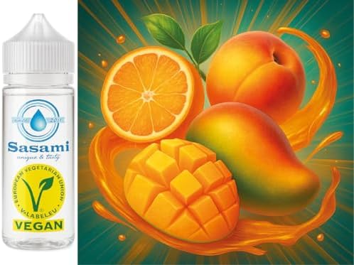 Citrus Ember - Orange-Mango-Peach Flavor Concentrate - Vegan - Sasami - 100ml