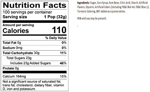 Charms Blow Pops Super Blow Pops, 7.69 Pounds, 100 Count