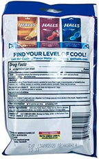 Halls Breezers Cool Berry Cough Drops - Pack of 3