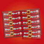 WRIGLEY'S BIG RED Chewing Gum Bulk Pack, 5 Sticks Per Pack (40 Total Packs)
