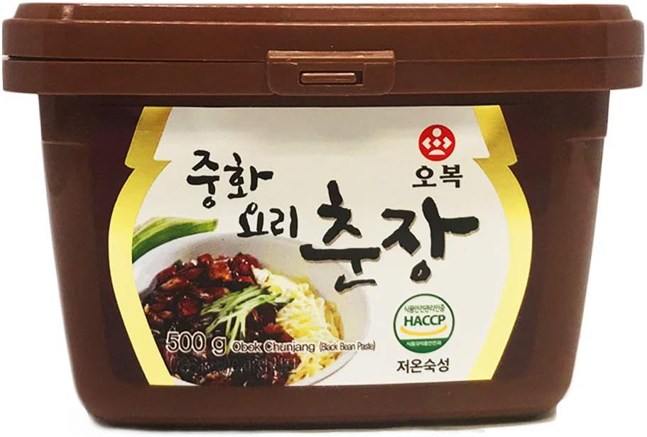 Obok Chunjang, Black Bean Paste Essential for Jjajang Sauce, 500g