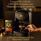 L'OR Espresso Capsules, 100 Count Forza, Single-Serve Aluminum Coffee Capsules Compatible with the L'OR BARISTA System & *Nespresso Original Machines