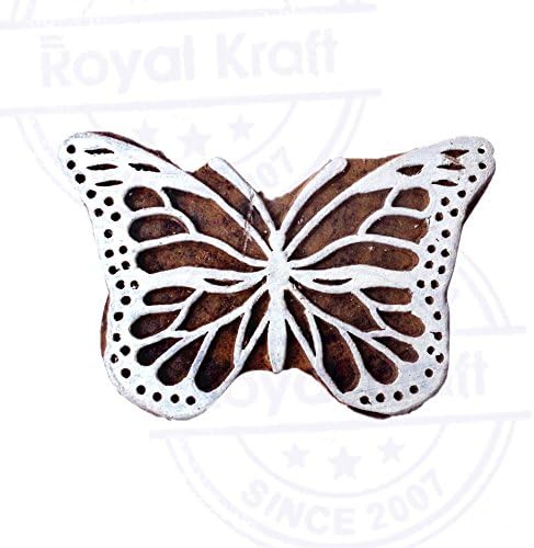 Royal Kraft Wooden Stamps DIY Fabric, Textile, Clay, Pottery, Paper, Henna Printing Blocks THDtag057