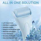 Fronnor Ice Roller for Face,Eyes,Facial Massager Tool,Soothing Skin Care Tool,Cooling Skincare Device for Puffiness,At-Home Spa Gift for Women