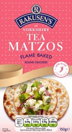 Rakusen's Tea Matzos (150g) - Pack of 2