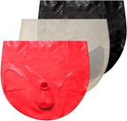 Mens Latex Rubber Panties Shorts with Ball and Half Sheath Cut-out Ring Underwear