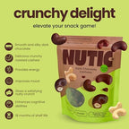 Nutic Dark Chocolate Covered Cashews - 2 Lb, Irresistibly Rich Dark Chocolate Coating, Perfect Holiday Treats & Snacks, Made in the USA - (Pack of 1)