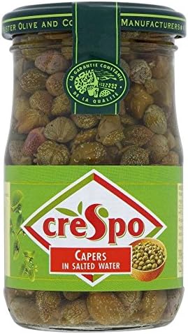 Crespo Capers in Salted Water (198g) - Pack of 6